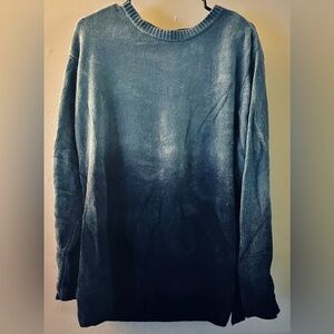 Karen Scott woman’s Teal Crewneck Sweater